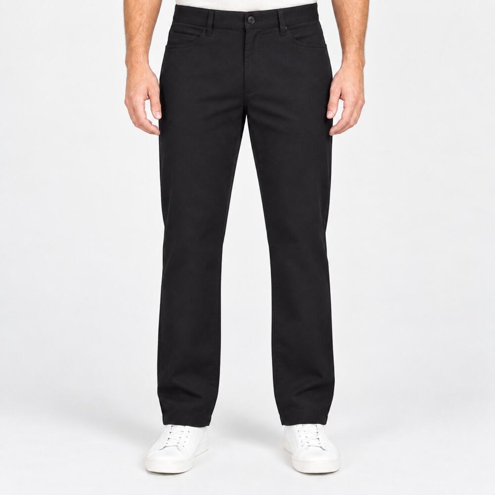 NEW English Laundry Pants Mens 40x32 Black Straight Fit Stretch Casual Classic